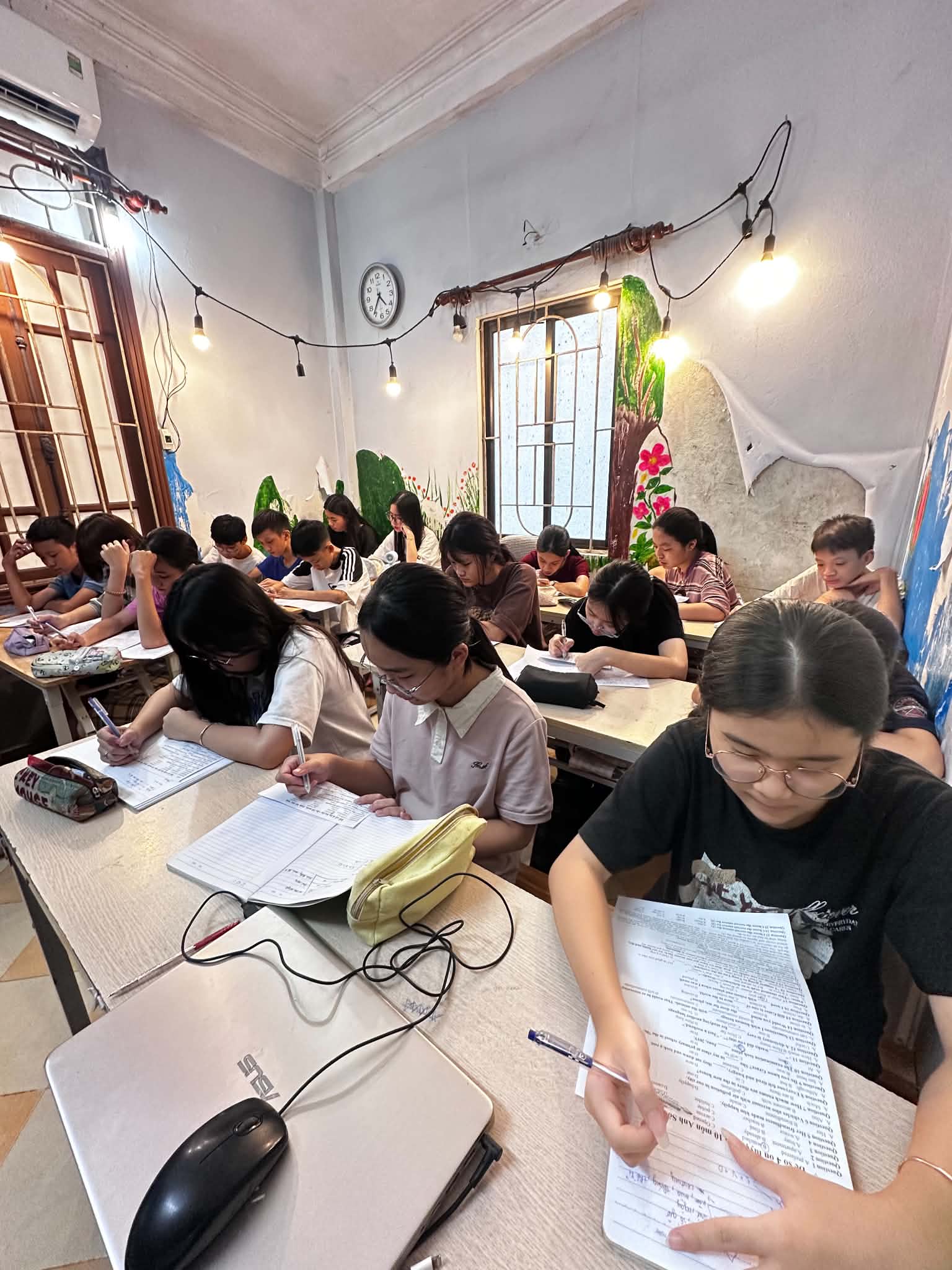 Giờ học tại lớp